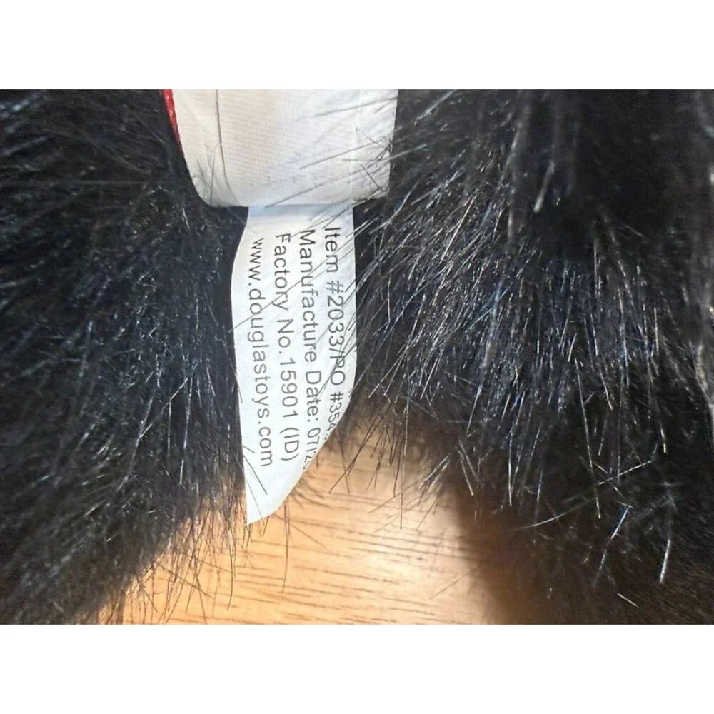 NWT Douglas Bundy Newfoundland Dog Black Plush Cuddle Stuffed 2033